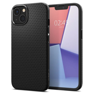Spigen Liquid Air | Etui do iPhone 13 - MATTE BLACK