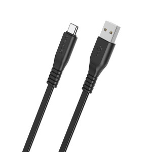 Borofone Kabel BX23 Wide Power USB na MicroUSB 2,4A 1 metr czarny