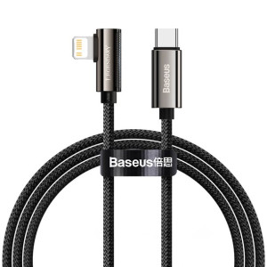 Baseus Kabel Legend Typ C na Lightning kątowy PD 20W 1 metr CATLCS-01 czarn