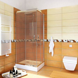 Kabina prysznicowa bezbarwna 90x90 EASY CLEAN