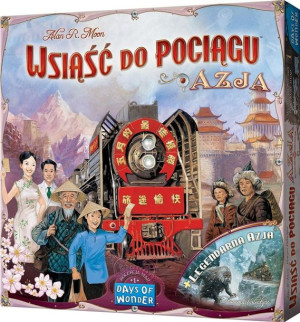 Wsiąść Do Pociągu: Kolekcje Map Azja Rebel Dodatek
