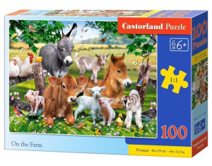 Puzzle 100 On The Farm Castor