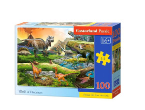 Puzzle 100 World Of Dinosaurs Castor