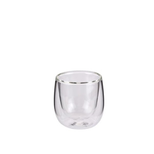 Szklanki do espresso Cilio 2 szt., podwójne ścianki, 0,08 l, śred. 6 x 6,5