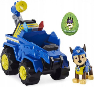 Psi Patrol Dinozaury Pojazd Figurka Chase Dino