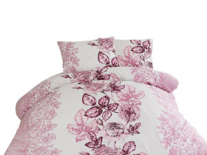 Pościel bawełniana LAURA PUDRA/200x220 COTTONLOVE EXCLUSIVE