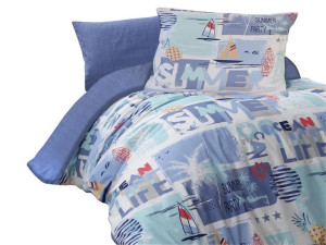 Pościel bawełniana SUMMER PARTY/160x200 COTTONLOVE EXCLUSIVE