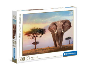 Puzzle 500el Zachód słońca w Afryce 35096