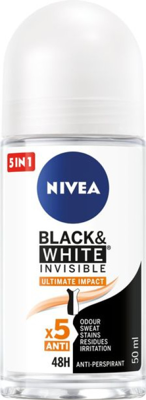 Nivea Black & White Invisible Ultimate Impact Antyperspirant W Kulce 50 Ml