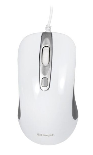 Myszka przewodowa Activejet AMY-360 biała