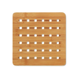 Podkładka pod gorące naczynia Kela, bambus, 20 x 20 x 1 cm