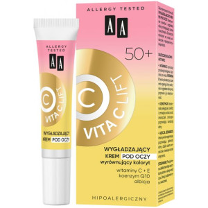 AA VITA C Wygładzający krem pod oczy wyrówn. koloryt 15ml