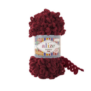 Włóczka Alize Puffy Fine 107 / wiśnia