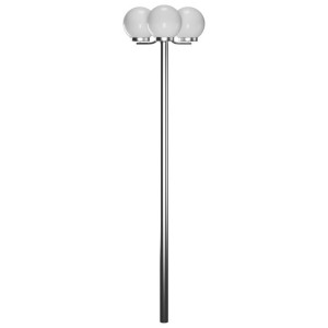 Latarnia ogrodowa o wysokości 220 cm  z 3 lampami