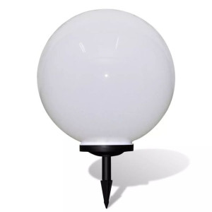 Zewnętrzna lampa solarna LED, kula, 50 cm, 1 szt., z bolcem