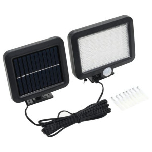 Lampa solarna z czujnikiem ruchu, białe LED