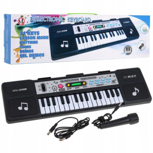 Keyboard organy dla dzieci Mikrofon Zasilacz