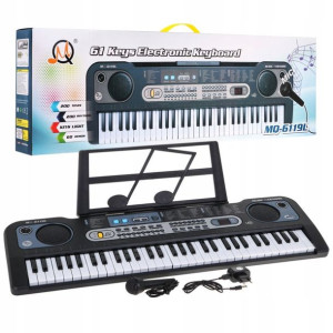 Keyboard organy dla dzieci Mikrofon Zasilacz