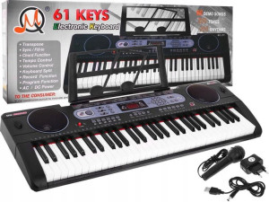 Keyboard organy dla dzieci Radio Mikrofon Zasilacz