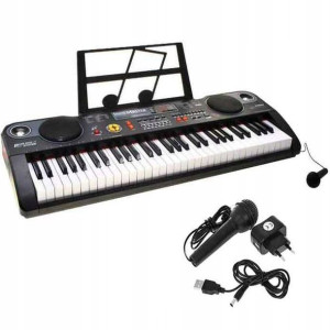 Keyboard organy dla dzieci Mikrofon Zasilacz