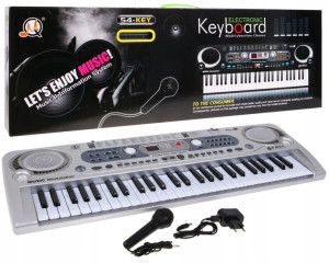 Keyboard organy dla dzieci Mikrofon Zasilacz