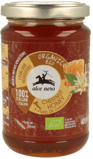 Miód Nektarowy Kasztanowy Bio 400 G - Alce Nero