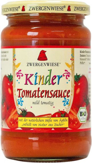 Sos Pomidorowy Dla Dzieci Bezglutenowy Bio 350 G - Zwergenwiese