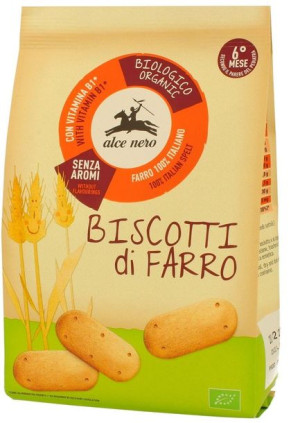 Ciastka Orkiszowe Z Witaminą B1 Dla Dzieci Bio 250 G - Alce Nero