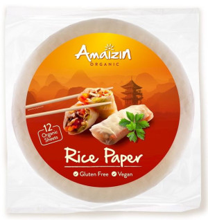 Papier Ryżowy Bezglutenowy Bio 110 G - Amaizin