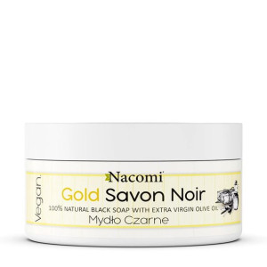 Nacomi Gold Savon Noir złote czarne mydło z oliwą z oliwek 125g
