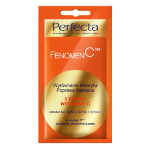 Perfecta Fenomen C maska na twarz szyję i dekolt wyrównanie kolorytu & popr