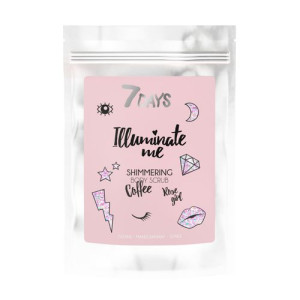 7DAYS Illuminate Me Rose Girl rozświetlający kawowy scrub do ciała 200g