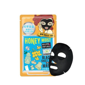 DEWYTREE Honey Moist Black Sheet Mask nawilżająca maska w płachcie z miodem