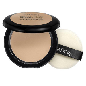 Isadora Velvet Touch Sheer Cover Compact Powder matujący puder prasowany 45