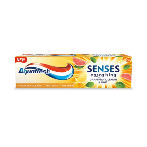 Aquafresh Senses Energising Toothpaste energetyzująca pasta do zębów Grapef