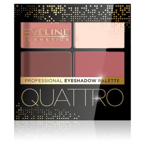 Eveline Cosmetics Quattro Professional Eyeshadow Palette paletka cieni do p