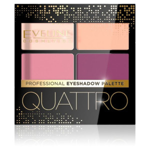 Eveline Cosmetics Quattro Professional Eyeshadow Palette paletka cieni do p