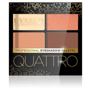 Eveline Cosmetics Quattro Professional Eyeshadow Palette paletka cieni do p