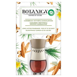 Air Wick Botanica elektryczny odświeżacz powietrza Karaibski Wetiwer & Drze
