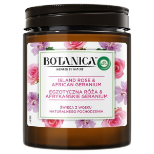 Air Wick Botanica świeca z wosku naturalnego pochodzenia Egzotyczna Róża &