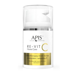 APIS Re-Vit C Home Care odbudowujący krem na noc z retinolem i witaminą C 5