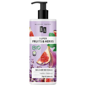 AA Super Fruits & Herbs balsam do ciała Figa i Lawenda 500ml