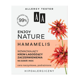 AA Enjoy Nature wzmacniający krem łagodzący zaczerwienienia na dzień/noc 50