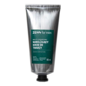 Zew For Men Multi-zadaniowy nawilżający krem do twarzy z czarną hubą 80ml