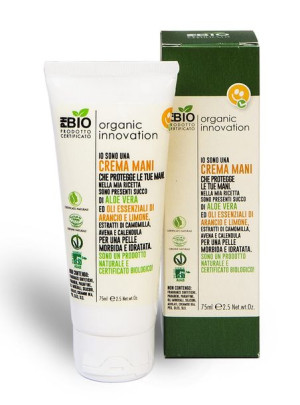 Organic Innovation Naturalny ochronny krem aloesowy do rąk Rumianek Owies i