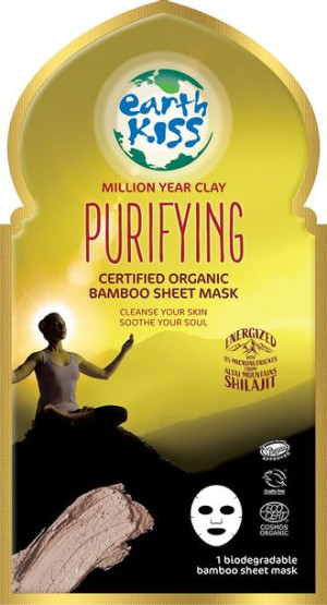Earth Kiss Million Year Clay Purifying Bamboo Sheet Mask oczyszczająca mask