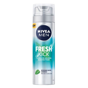 Nivea Men Fresh Kick odświeżająca pianka do golenia 200ml