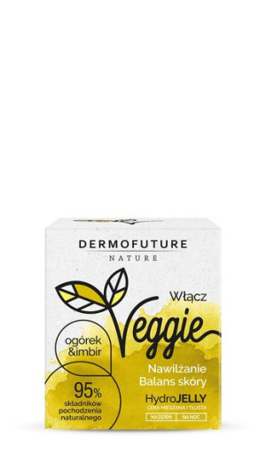 Dermofuture Veggie Moisturization Skin Balance hydrożel do twarzy cera mies