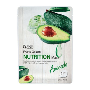SNP Fruits Gelato Nutrition Mask odżywcza maska w płachcie z ekstraktem z a
