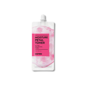 SNP Mini Moisture Petal Toner nawilżający tonik z płatkami różowych kwiatów